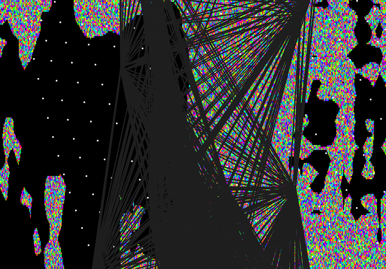 RGB glitch visual
